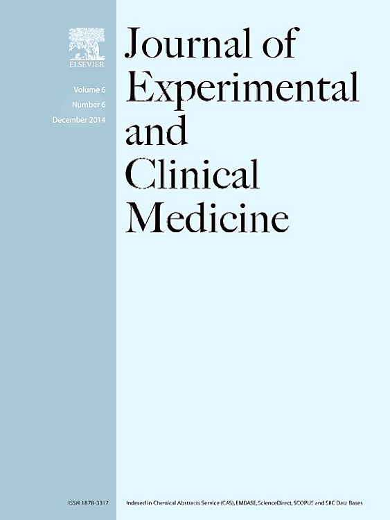 Go to journal home page - Journal of Experimental & Clinical Medicine